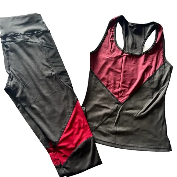 New 3 pcs. Workout outfits set - Picture 7 of 9